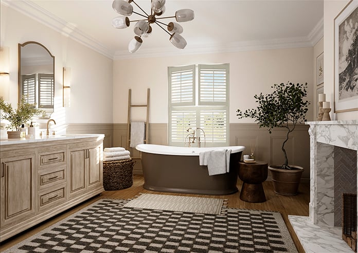 Bromley, Caramel Clay - Tier on Tier Twist&Fit Plantation Shutter - Image 8